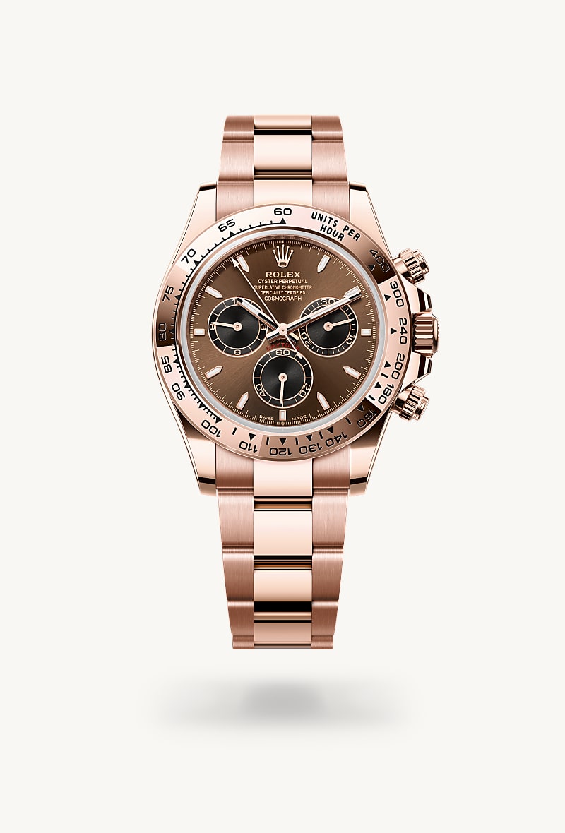 rolex Cosmograph Daytona en Oyster, 40 mm, oro Everose, M126505-0005* Christie's