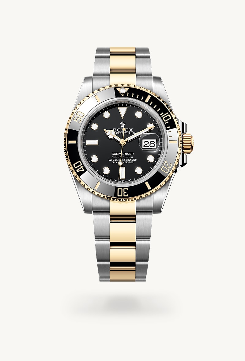 rolex Submariner Date en Oyster, 41 mm, acero Oystersteel y oro amarillo, M126613LN-0002* Christie's