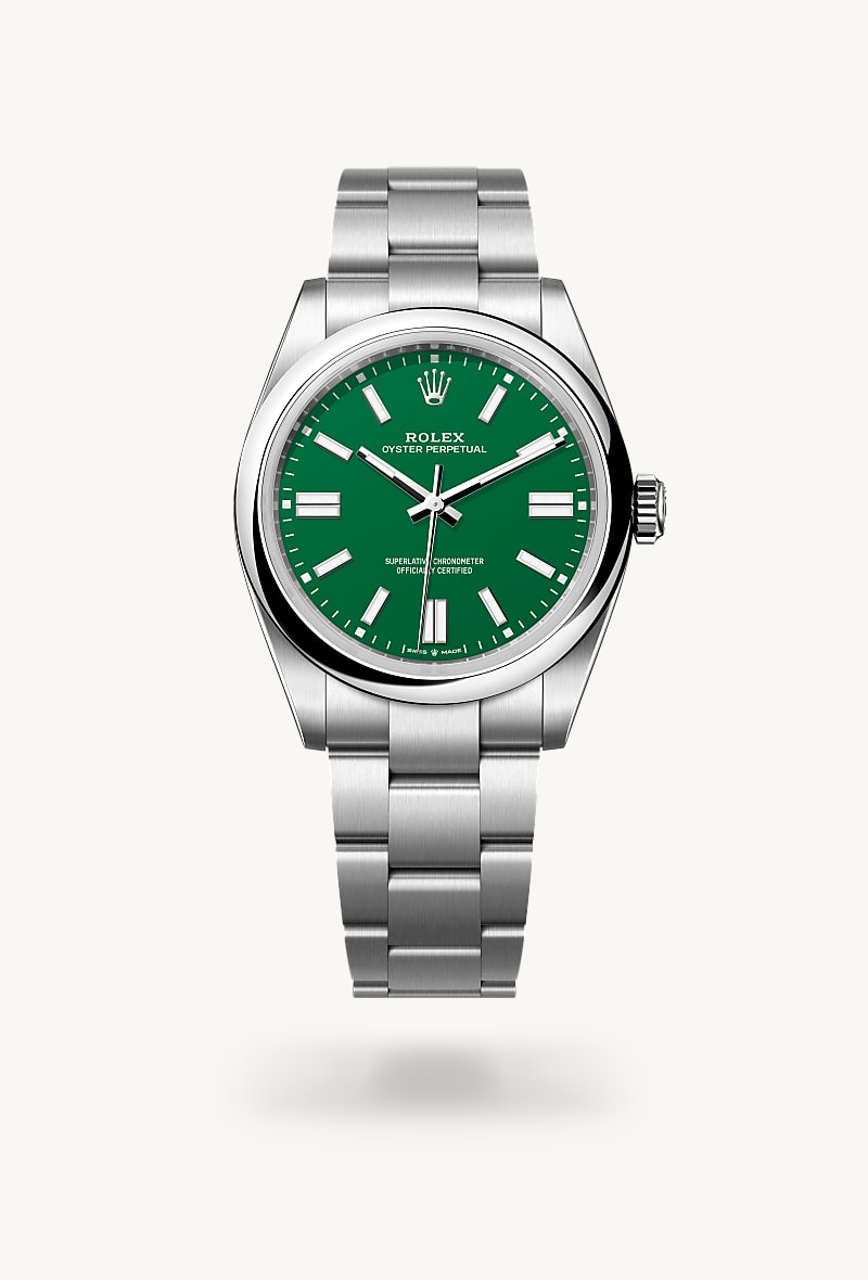 rolex Oyster Perpetual 41 en Oyster, 41 mm, acero Oystersteel, M134300-0004* Christie's